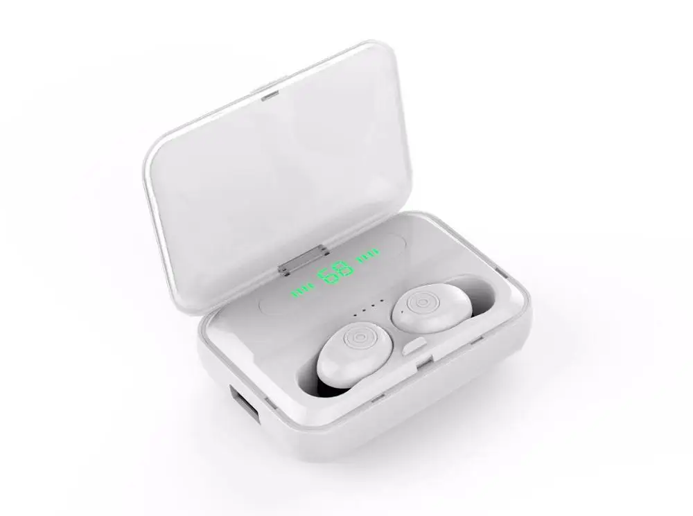 F9 White F9 tws bluetooth 5,0 беспроводные наушники мини гарнитура музыкальные наушники с микрофоном для iPhone 6 7 8 X смартфон huawei Xiaomi - Цвет: F9 White