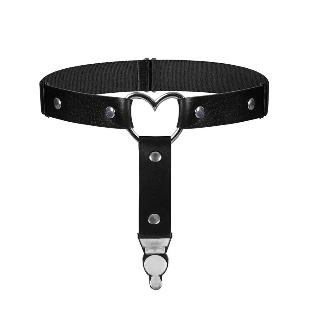 Подвязка с сердцем пикантный подвязка в стиле панк готика кольцо для ног