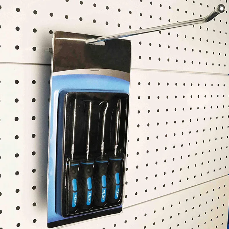 

50 Pcs Pegboard Hooks Metal Shelving Hooks and Organizer Assortment Pegboard Garage Storage Organizer