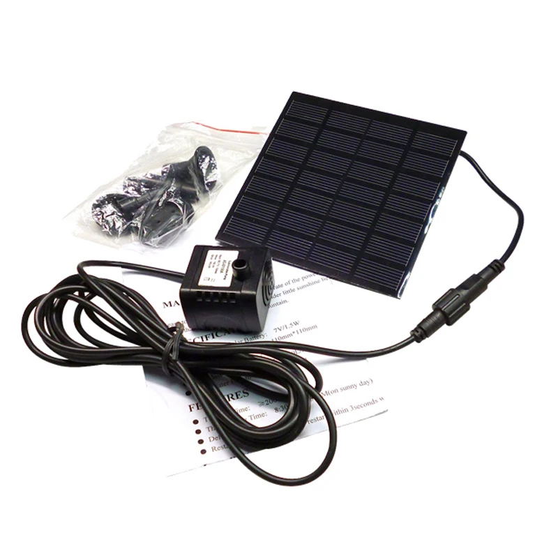 Новинка 2021 популярный комплект солнечной панели для воды насоса фонтана