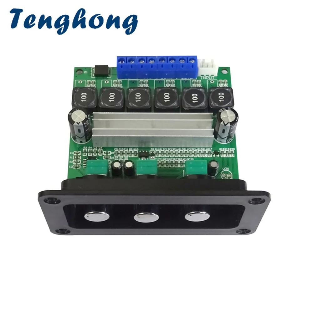 Tenghong TPA3116D2 2*50 Вт + 100 2 1 усилитель сабвуфера Аудио платы Цифровые усилители