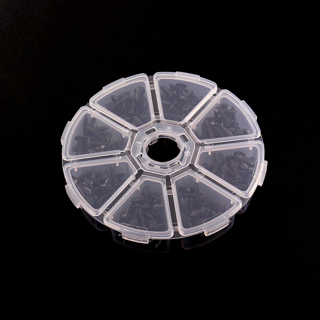 

400pcs Black Guitar Screw with Box for Electric Guitar Pickguard Backplate