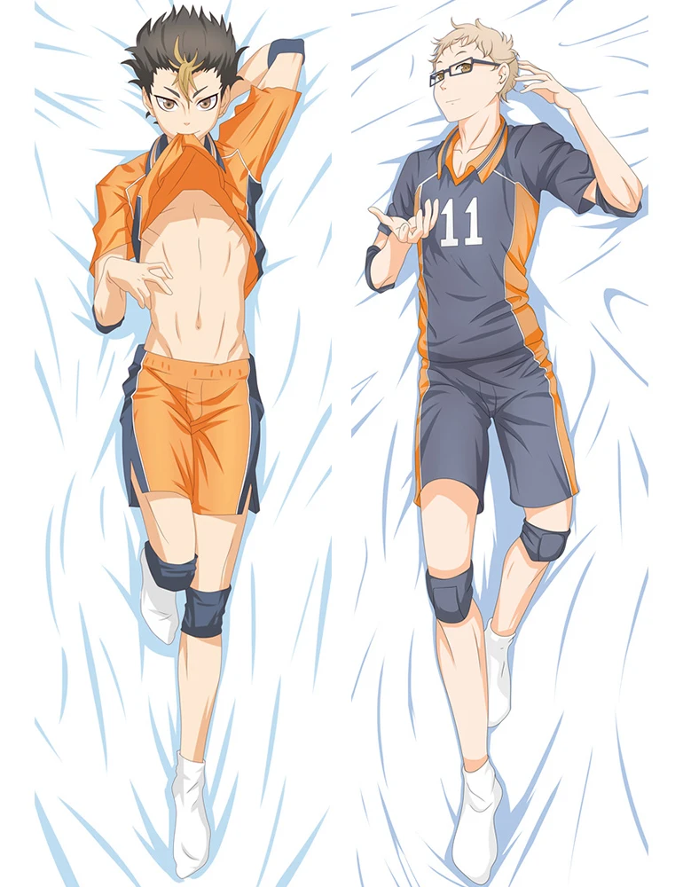 

Аниме Haikyuu! Yu Nishinoya Kei Tsukishima Косплей Dakimakura обнимающая Подушка Чехол