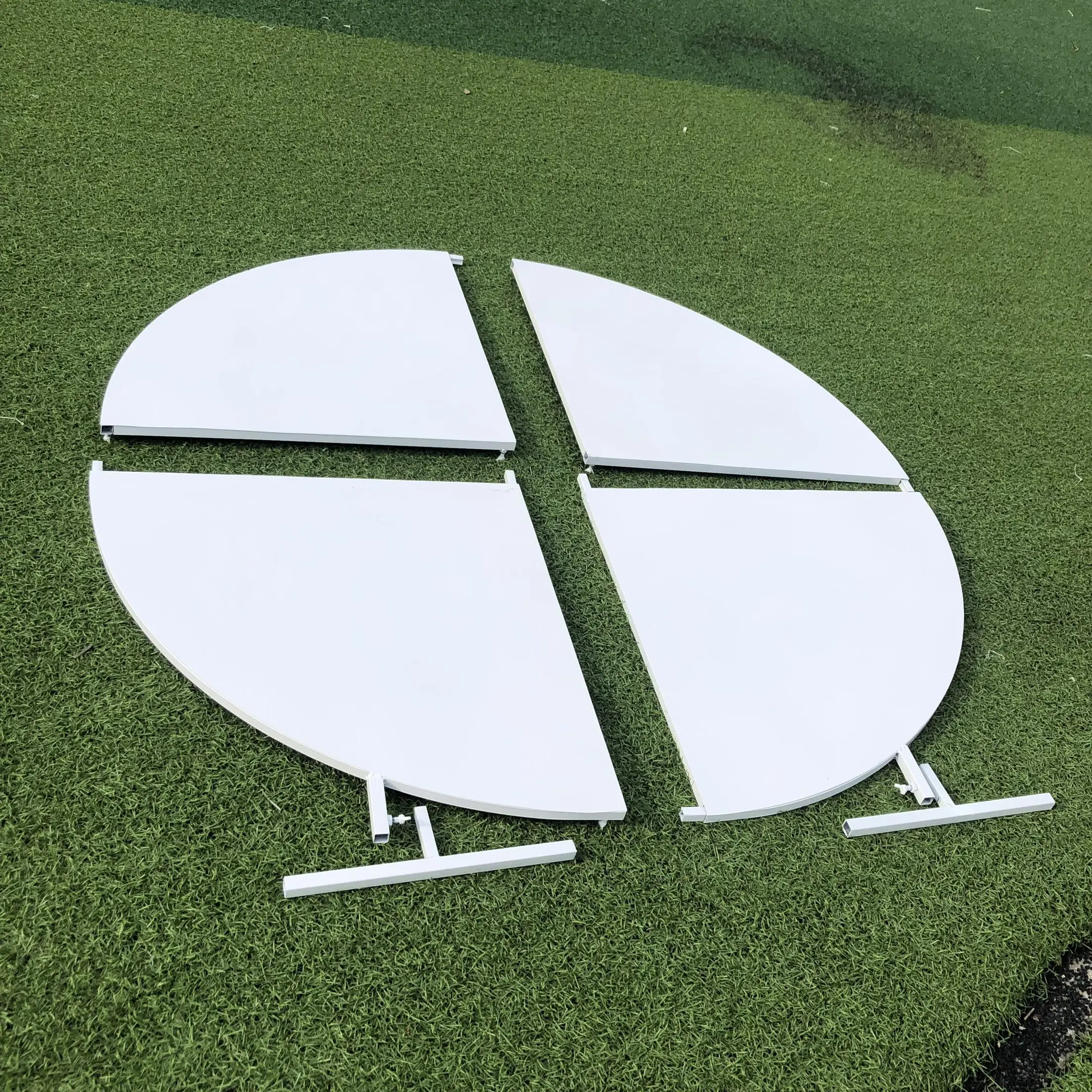 Белый железный круг Арка свадебный стенд День Рождения Вечеринка ребенок душ decora