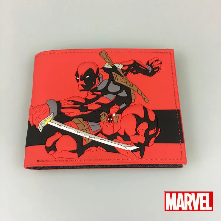 Disney Капитан Америка щит Человека паука героев из мультфильмов аниме бумажник