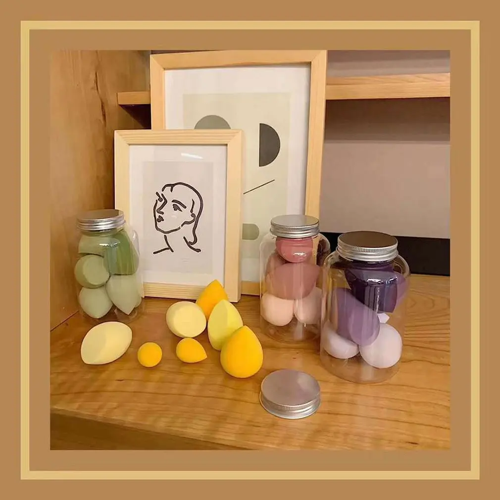 

Young girl Beauty Egg Set Do not eat powder giant soft sponge makeup dry and wet dual-use hydrophilic polyurethane