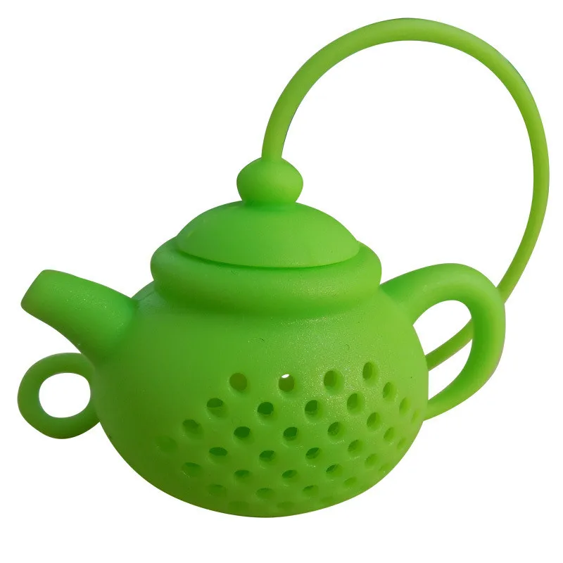 

1 шт. креативный ситечко для заваривания чая в форме чайника, Силиконовый Фильтр для чайного пакета, диффузор для листьев, чайная посуда, акс...