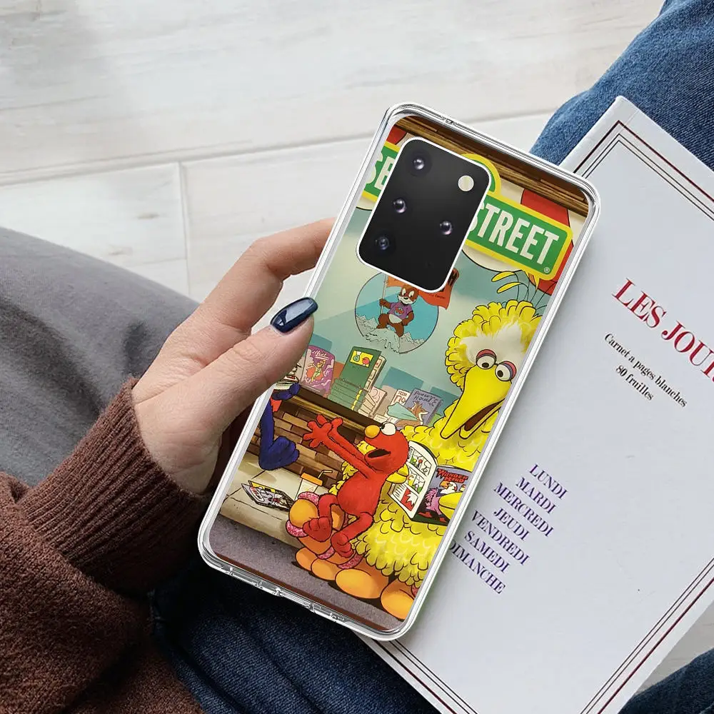 

Cute Cartoon Sesame Street Etui For Samsung A51 Case A70 A10 A20 A40 A50 A11 A21 A31 For Samsung A71 A5 A6 A7 A8 Note 9 10 Funda