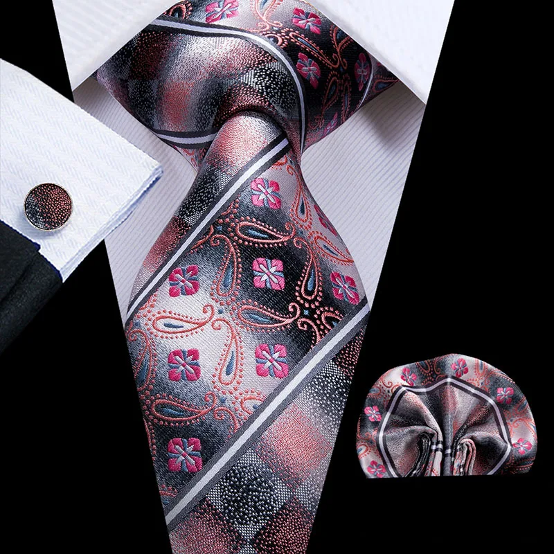 SN-3109 SN-1641 Hi-Tie Модные синие шелковые галстуки для мужчин Пейсли и полоса шеи галстук платок набор запонок для мужчин костюм деловой свадьбы - Цвет: SN-3109