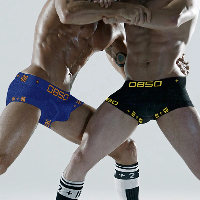 

ORLVS Brand Male Boxers Family New Patchwork Men Underwear Breathable Cotton Men Boxer Sexy Comfort Plus Size Men Underpants