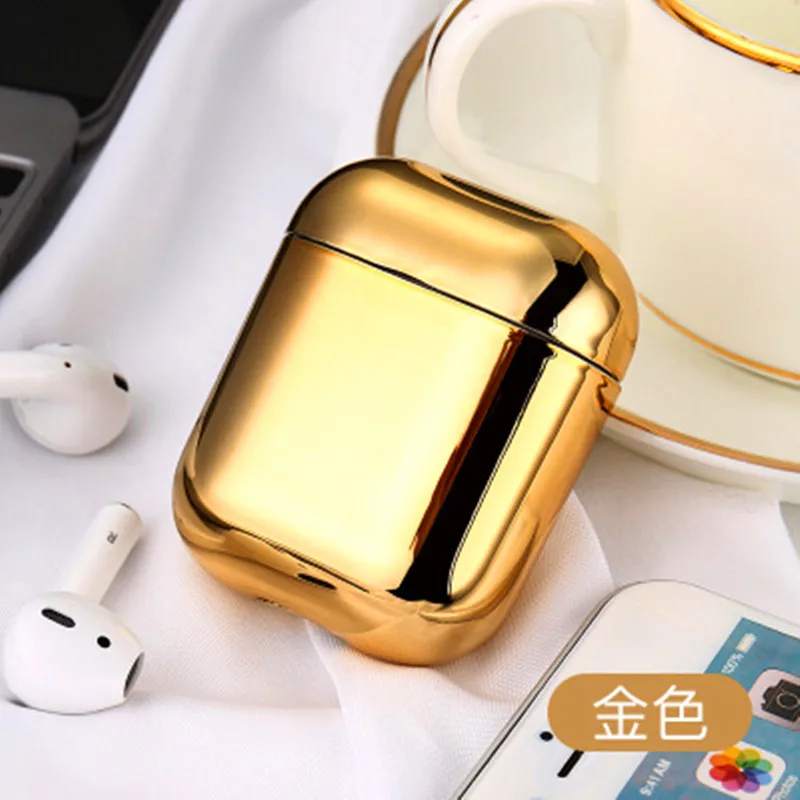 C Покрытие чехол наушники для Apple Airpods чехол Bluetooth беспроводные наушники защитная крышка коробка для Air Pods вкладыши наушников сумка - Цвет: C