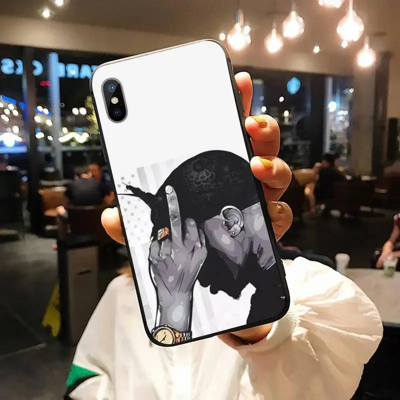 

2pac tupac Rapper pattern Phone Case for iPhone 11 12 pro XS MAX 8 7 6 6S Plus X 5S SE 2020 XR