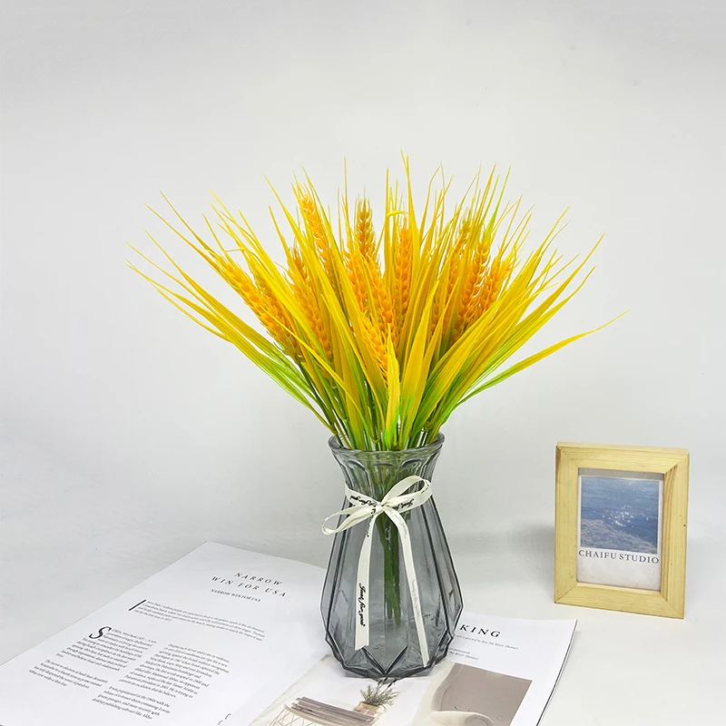 Искусственная пшеница цветок с шипами букет из риса пшеничная солома
