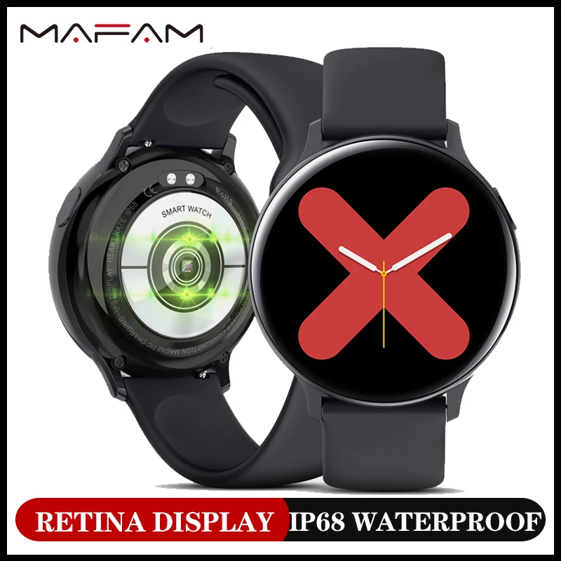 MAFAM S20s Bluetooth 4 0 полностью круглые сенсорные Смарт часы для мужчин и женщин ЭКГ