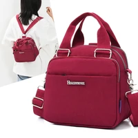 womens small backpack 2021 female nylon fashion travel waterproof crossbody shoulder bag
