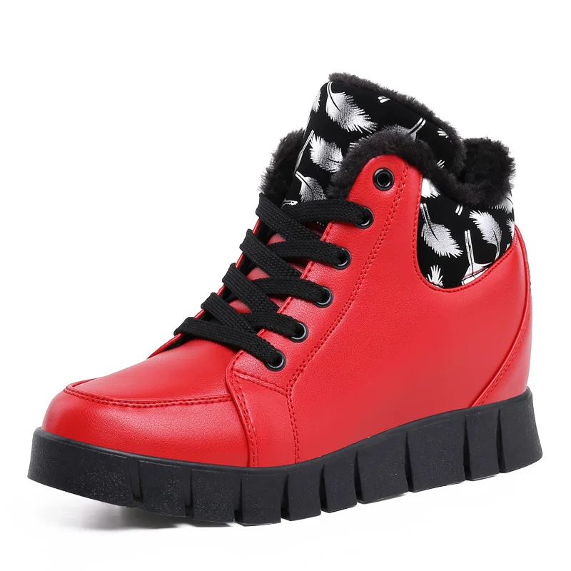 COWCOM осень-зима плюс сохраняют тепло невидимая женская обувь хлопковая