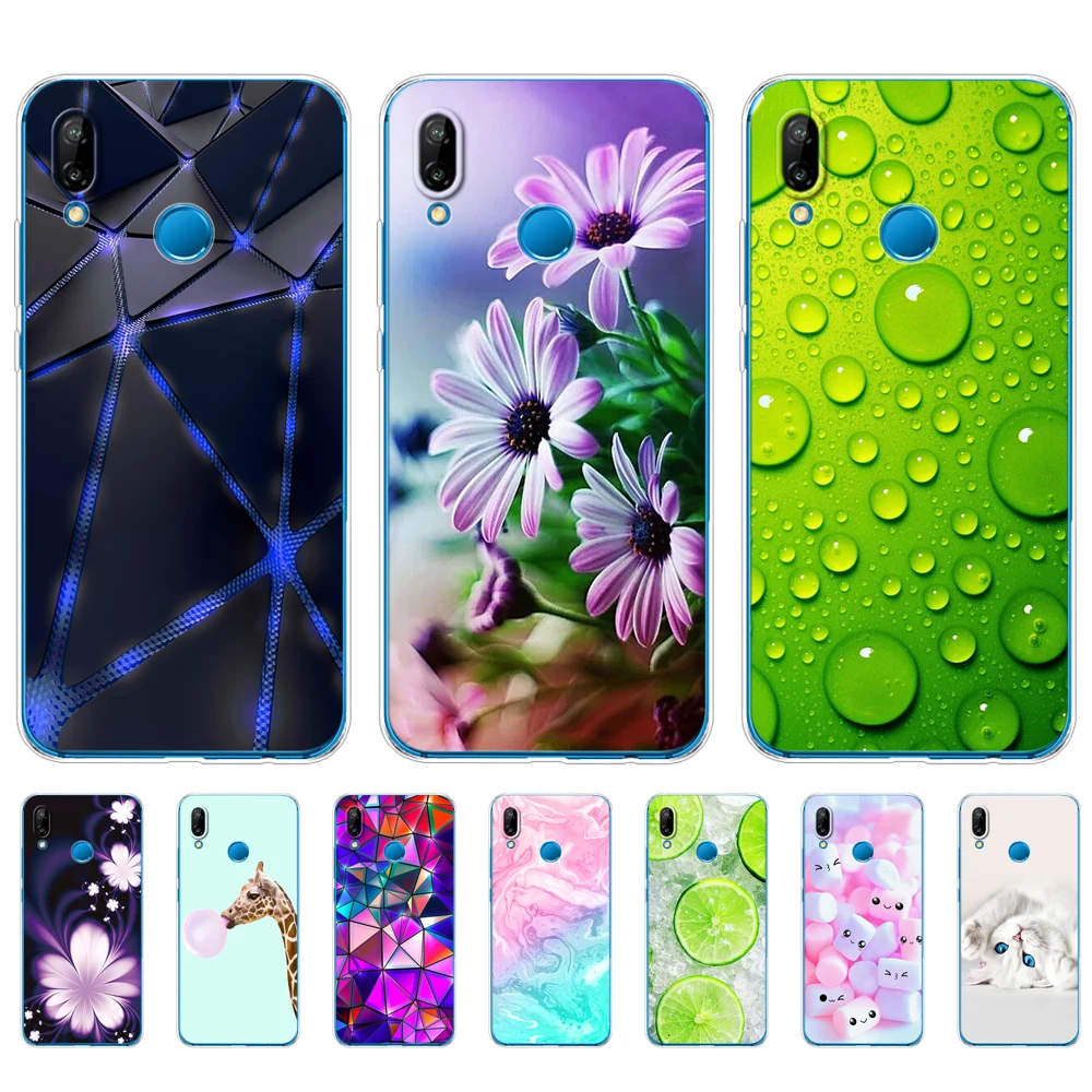 

silicon case for huawei Nova 3 3i 3e phone case soft TPU cover for Nova3 nova3i INE-LX2 INE-LX9 funda Back cover Coque bumper