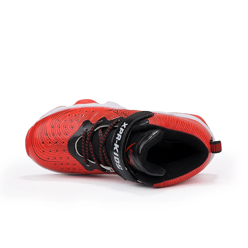 Баскетбольная обувь для мальчиков спортивные кроссовки из ПУ кожи улицы