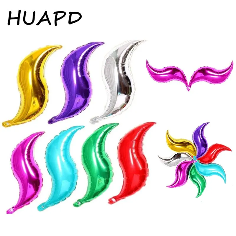 Творческий 18 дюймов s образная кисть для Фольга шар цветочным принтом в стиле