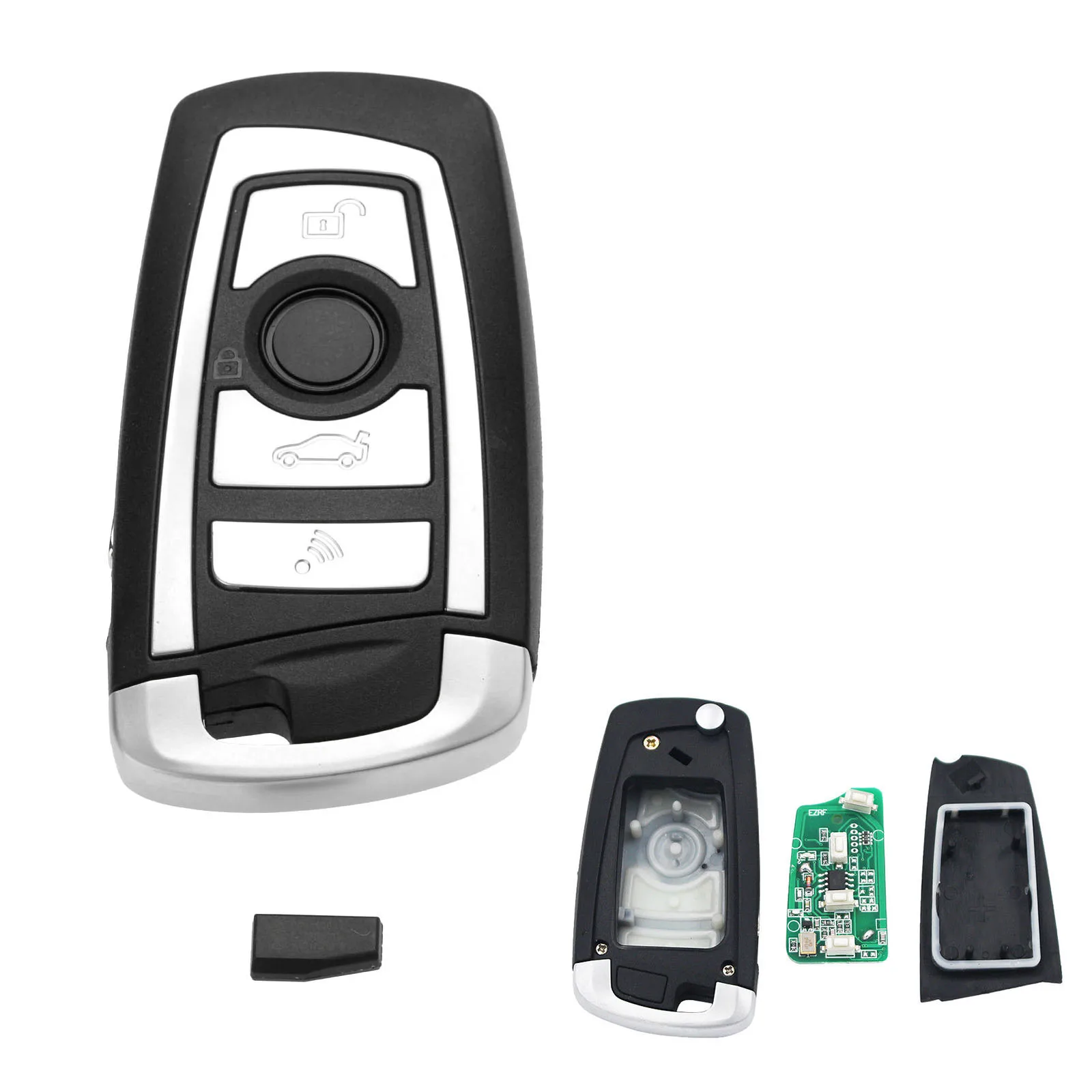 Modified Flip Remote Key PCF7935AA 4Buttons 433MHz EWS ID44 HU58 Chip For BMW 325 330 318 525 530 540 E38 E39 E46 M5 X3 X5 E65 | Автомобили