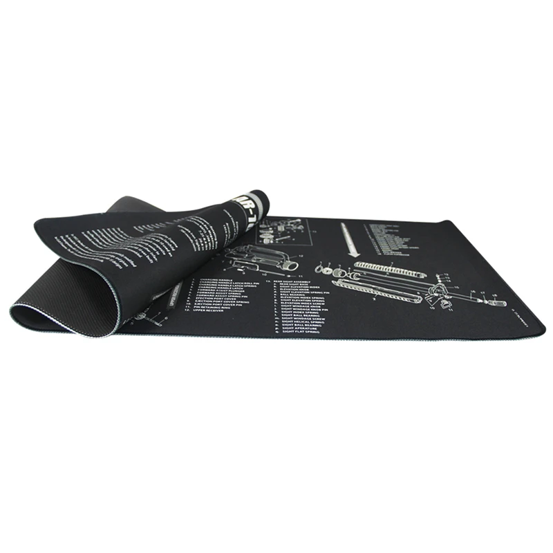 AR-10 MP5 1894 Gloc SKS пистолет для чистки резиновый коврик нескользящий чистящий коврик с схемой деталей и инструкциями оружейный коврик