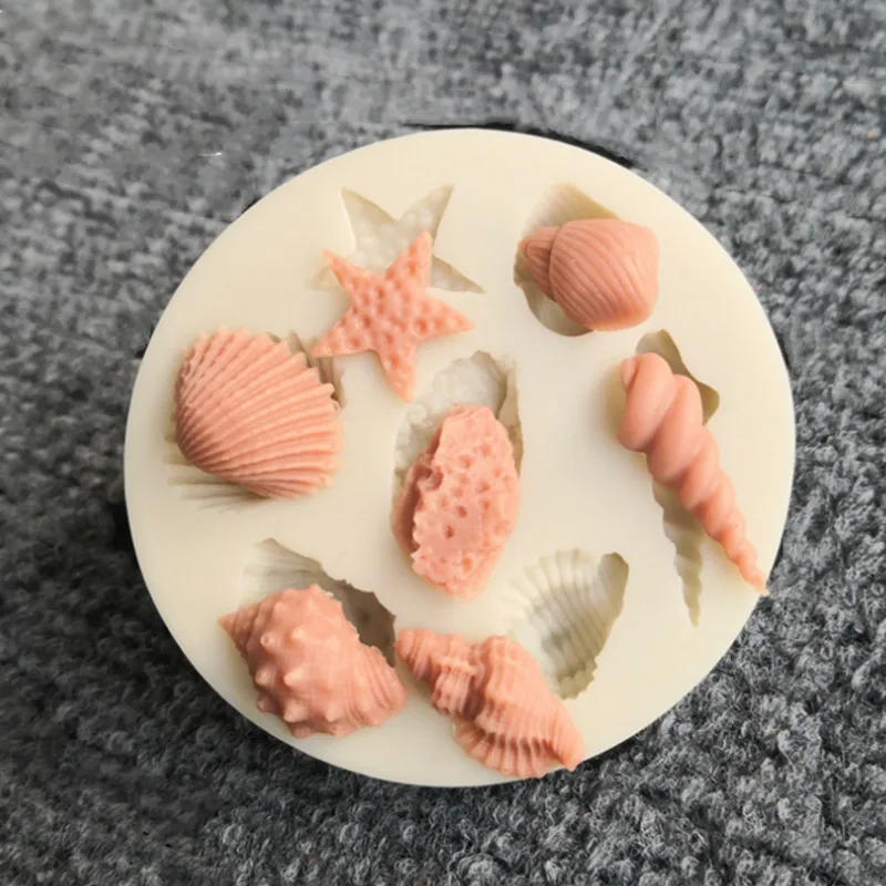 Разные формы для мыла в виде раковин формочки торта шоколада кухни выпечки | Дом и