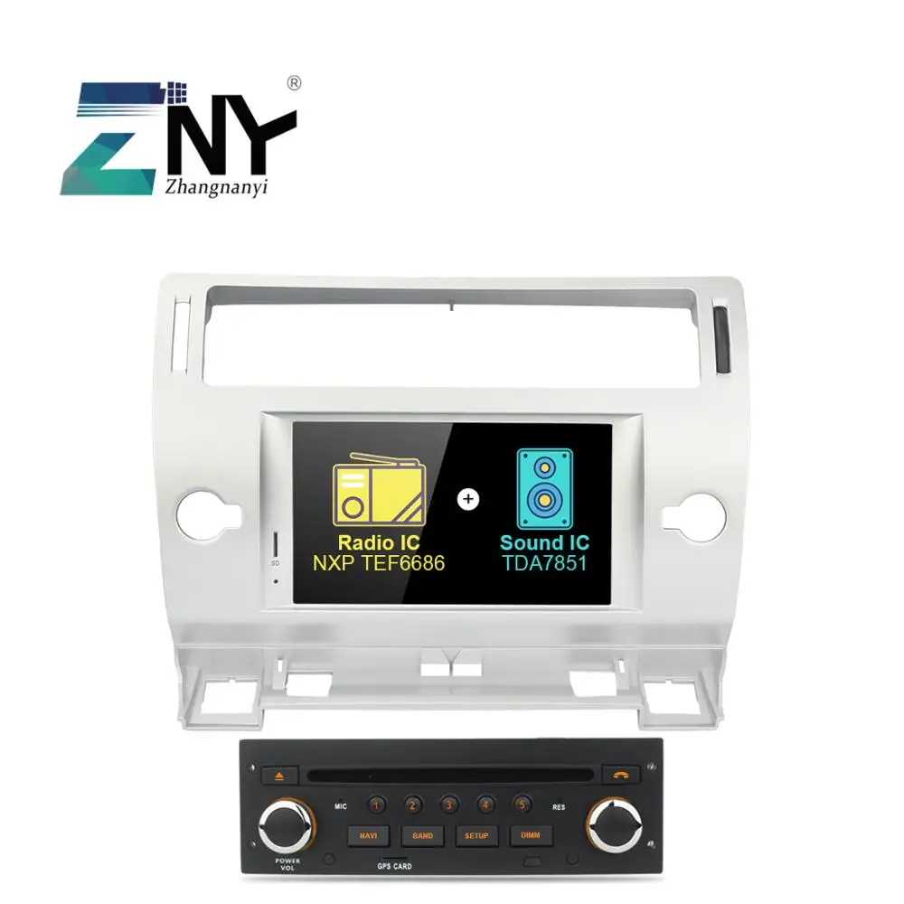 Автомобильное стерео-устройство 7 дюймов Android 10 GPS для C4 C-Triumph C-четыре 2004 2005 2006 2007