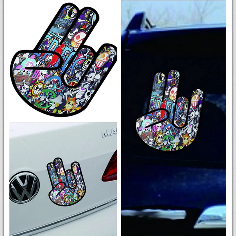 Виниловая наклейка граффити мультяшная Наклейка Бомба для окна автомобиля