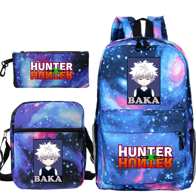 Рюкзак Mochila Anime Hunter X BAKA детский рюкзак 3 комплекта чехол-карандаш сумки на плечо