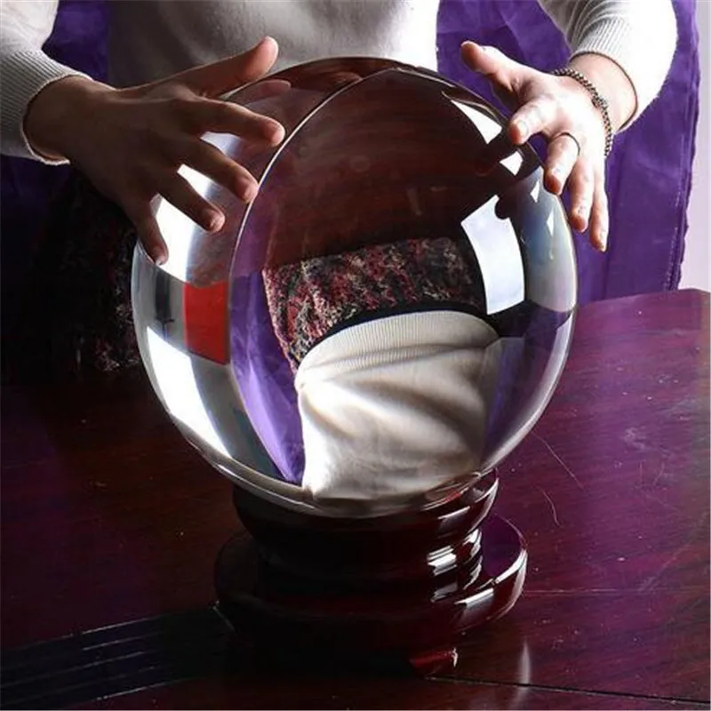 Большие 150 мм кварцевые хрустальные шары сферы Свадебные центральные украшения