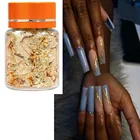 3 гшт. дизайн ногтей Золотой алюминий украшения из фольги платины кусочки золотосеребромедь для дизайна ногтей Аксессуары для маникюра 100%