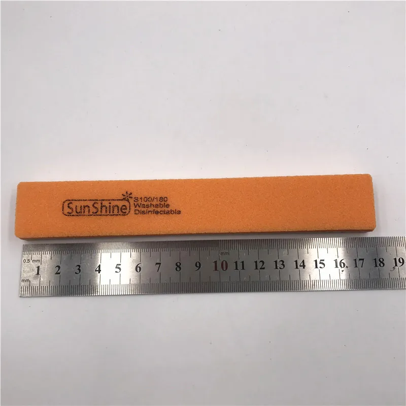 Пилки для ногтей 6 шт. профессиональные пилочки 100/180 Грит полировка тонкие