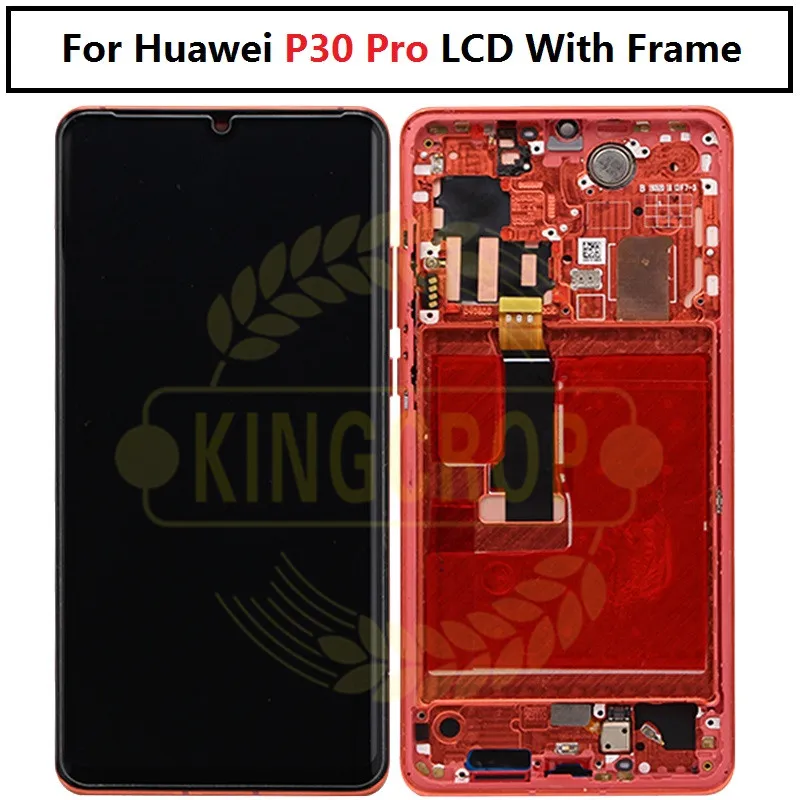 Для Huawei P30 Pro ЖК LCD сенсорный экран с рамкой Digitizer Assembly VOG L09 L29 TL00 для P30Pro