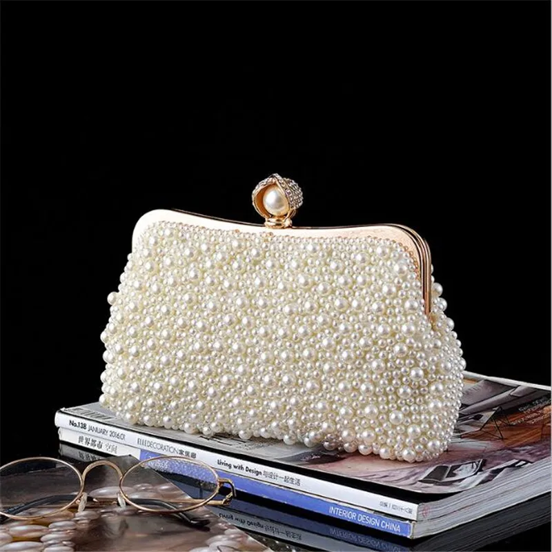 2022 женские вечерние клатчи с жемчугом сумки на ремне застежкой женский кошелек 2