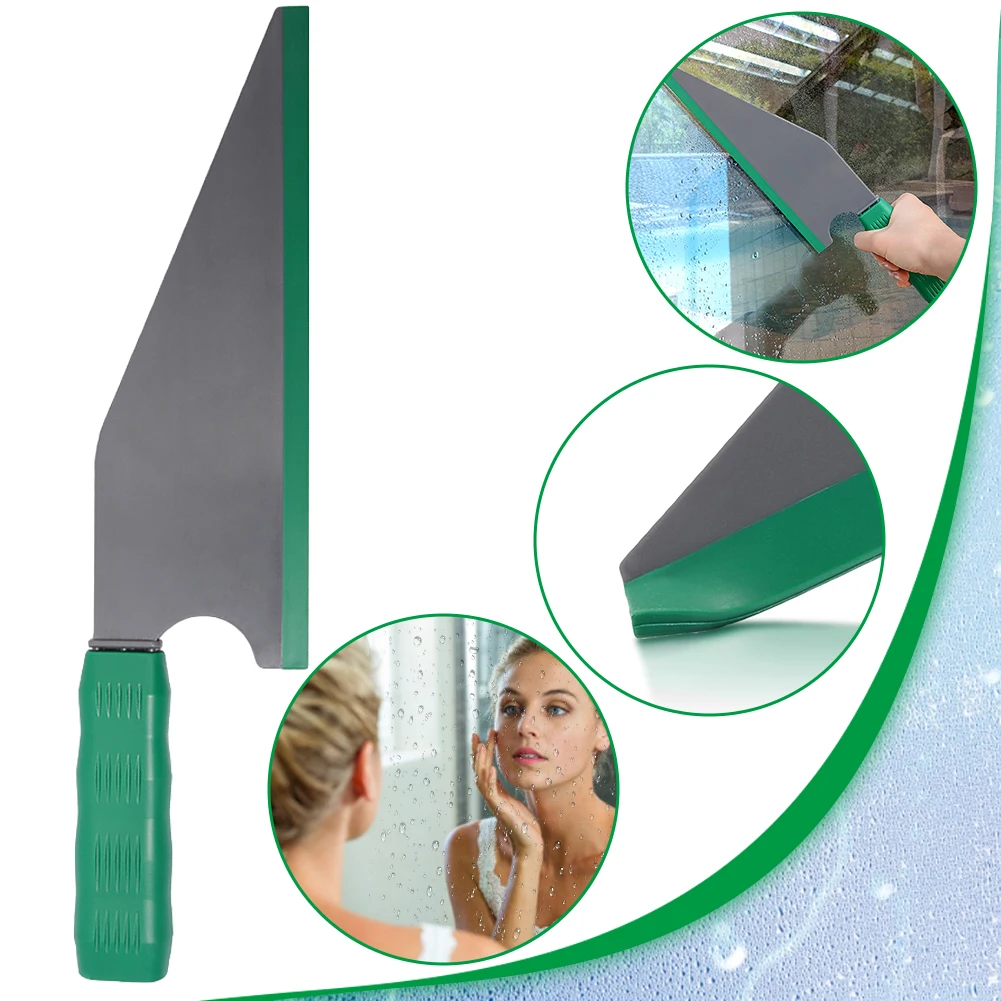 

Rubber Squeegee Car Window Glass Cleaning Wrapping Scraper Plastic Handle Tint Water Ice Removal Wiper Household Hand Tool
