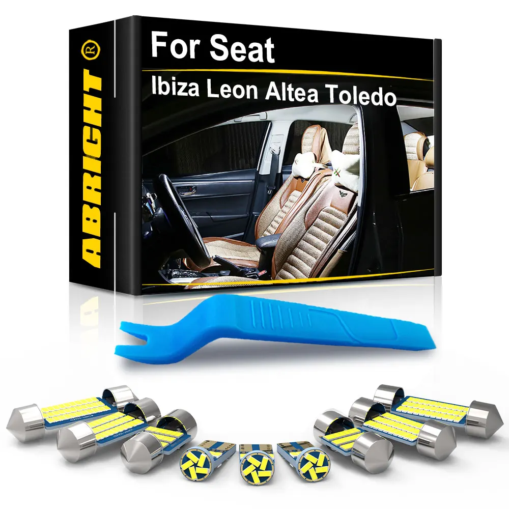

Car Interior LED Light Canbus For Seat Ibiza 6L 6J 6P 6F Leon 1M 1P 5F Alhambra Altea Arona Ateca Exeo Tarraco Toledo Accessorie