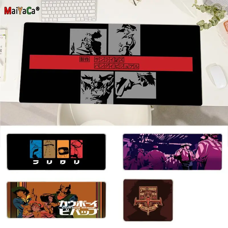 

cowboy bebop Cute Gamer Speed Mice Retail Mousepad Size for Office Long Table Mat Kawaii Desk for Teen Girls for Bedroom