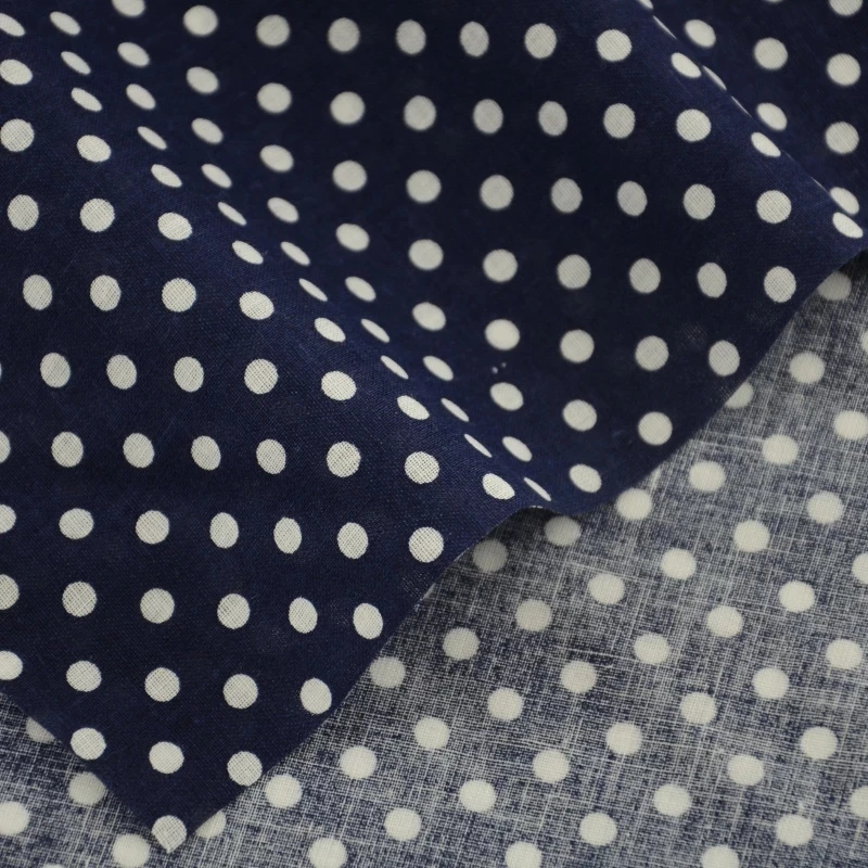 Белые точки дизайн orange печатных хлопчатобумажной ткани лоскутное установить