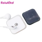 10 шт.20 шт. белые электродные подушечки для физиотерапии патчи Замена для десятки тысяч для улучшения циркуляции крови машина 4*4 см стимулятор мышц