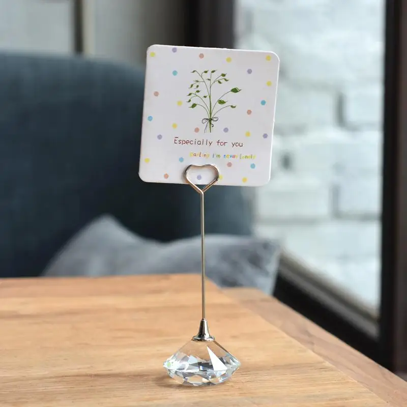 3 шт. Романтический зажим для фотографий в форме сердца с кристаллами фотография