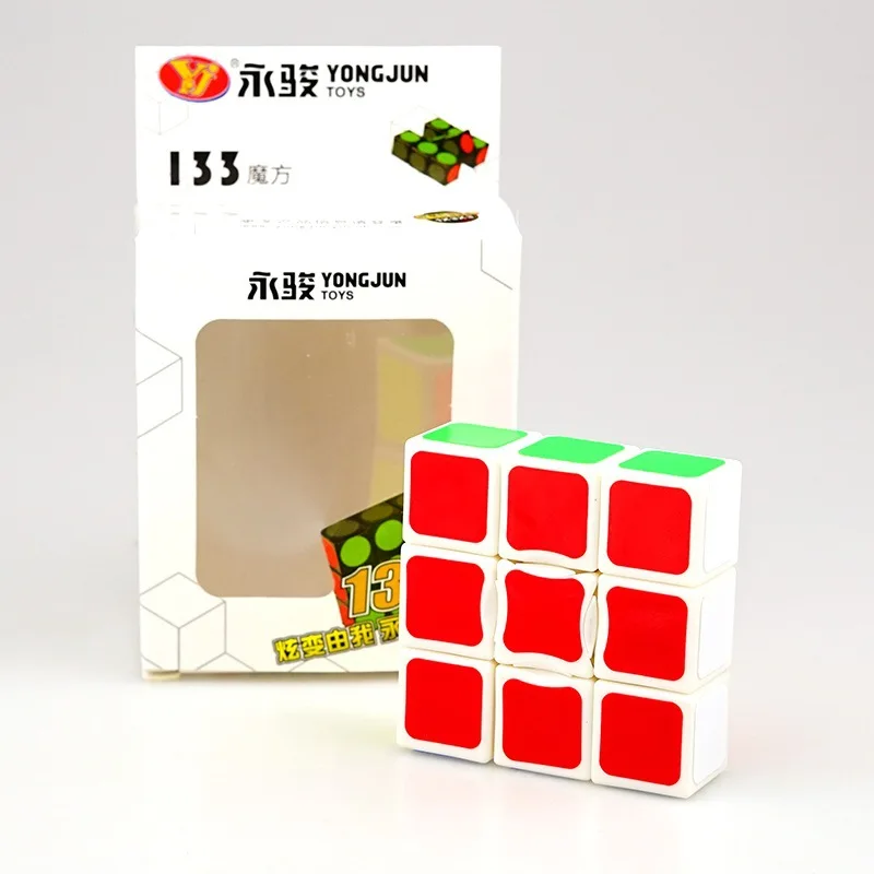 Головоломка Yongjun 133 Cubo Magic 1x3x3 головоломка без наклеек шесть цветов твист 3x3x1
