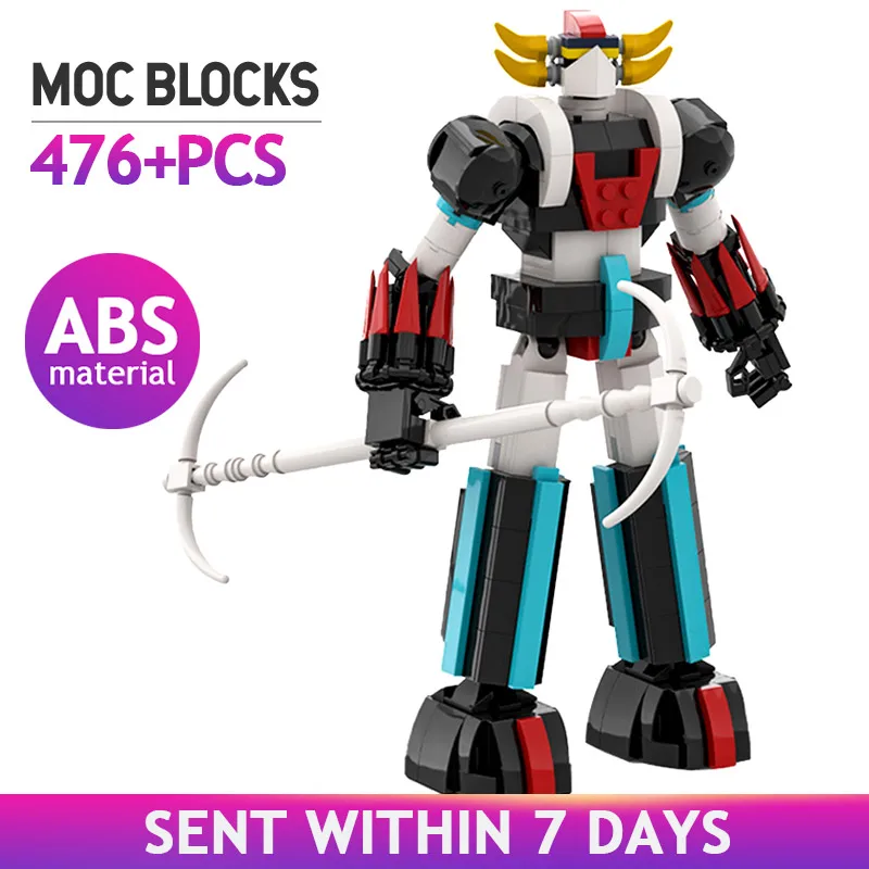 Оригинальные Аниме фигурки MOC высокотехнологичный робот конструктор Mecha в стиле