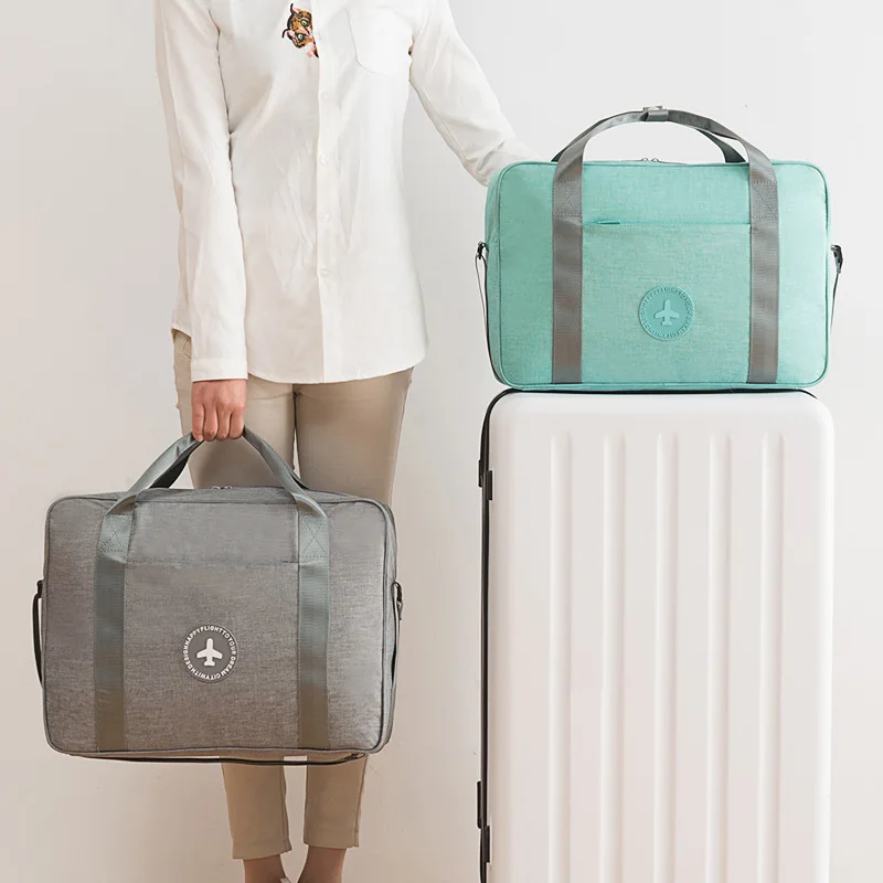 Weysfor Waterproof Oxford Travel Bags Women Men Large Duffle Bag Travel Organizer Luggage Bags ClothingPacking Cubes Weekend Bag