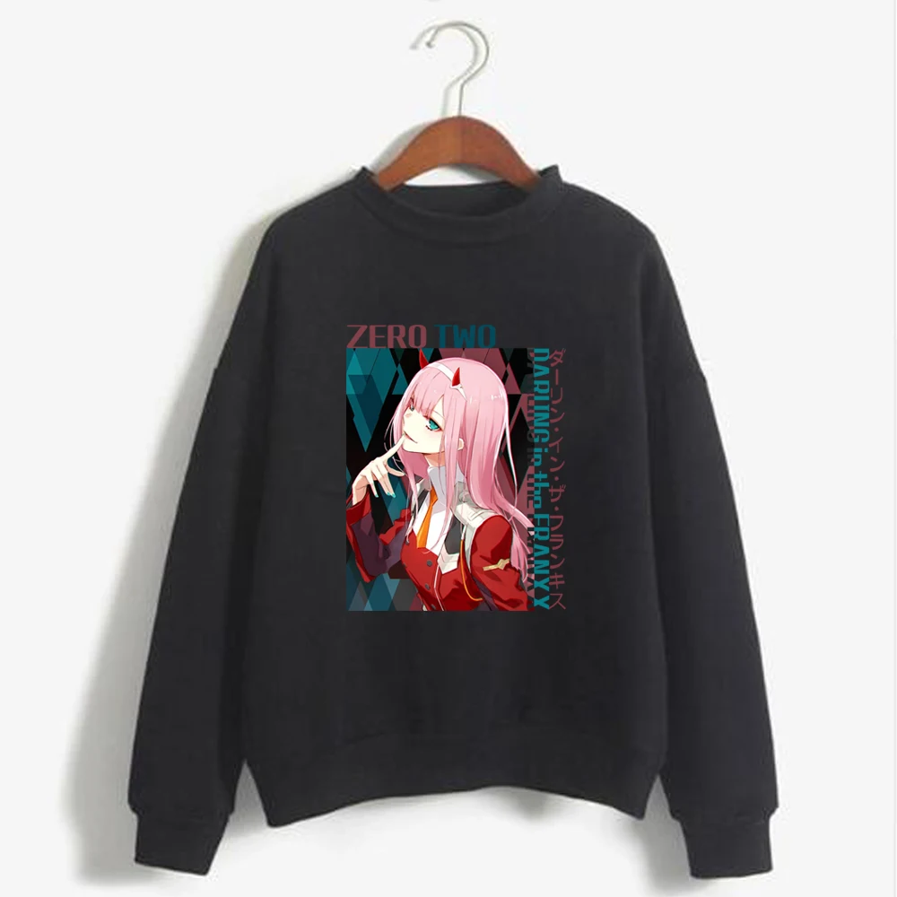 

2021 New Anime Darling In The Franxx Men Women Unisex Hoodies Sweatshirts Cute Zero Two Hoodie Autumn Winter Harajuku Hoodie