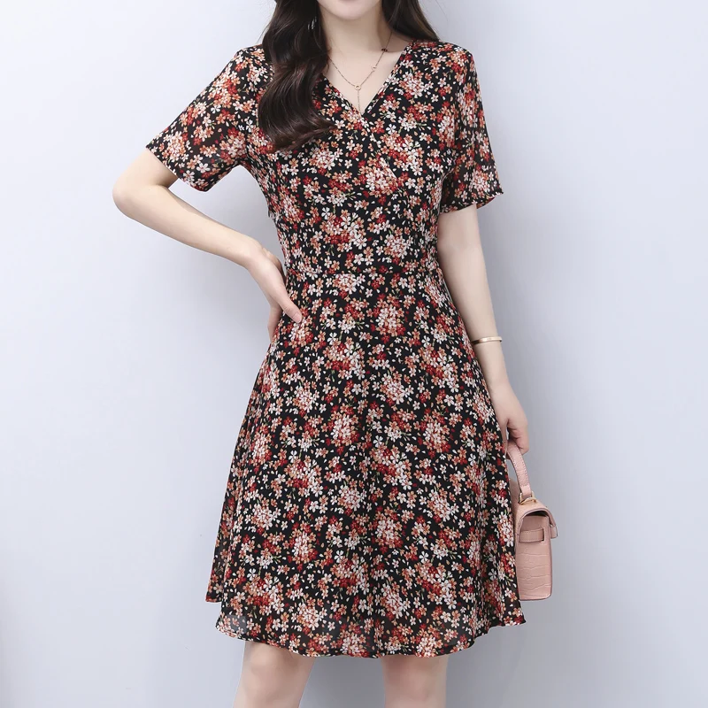 Женское платье большого размера летнее 2021 Новый Повседневный свитер с