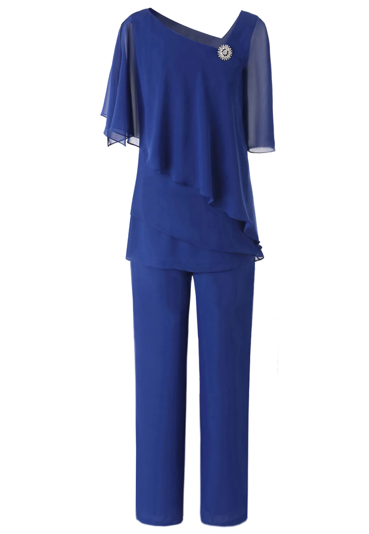 Официальное вечернее платье женское шифоновое для матери невесты с