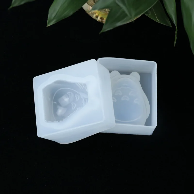 DIY Хрустальная эпоксидная 3D стерео силиконовая форма Тоторо ручная установка