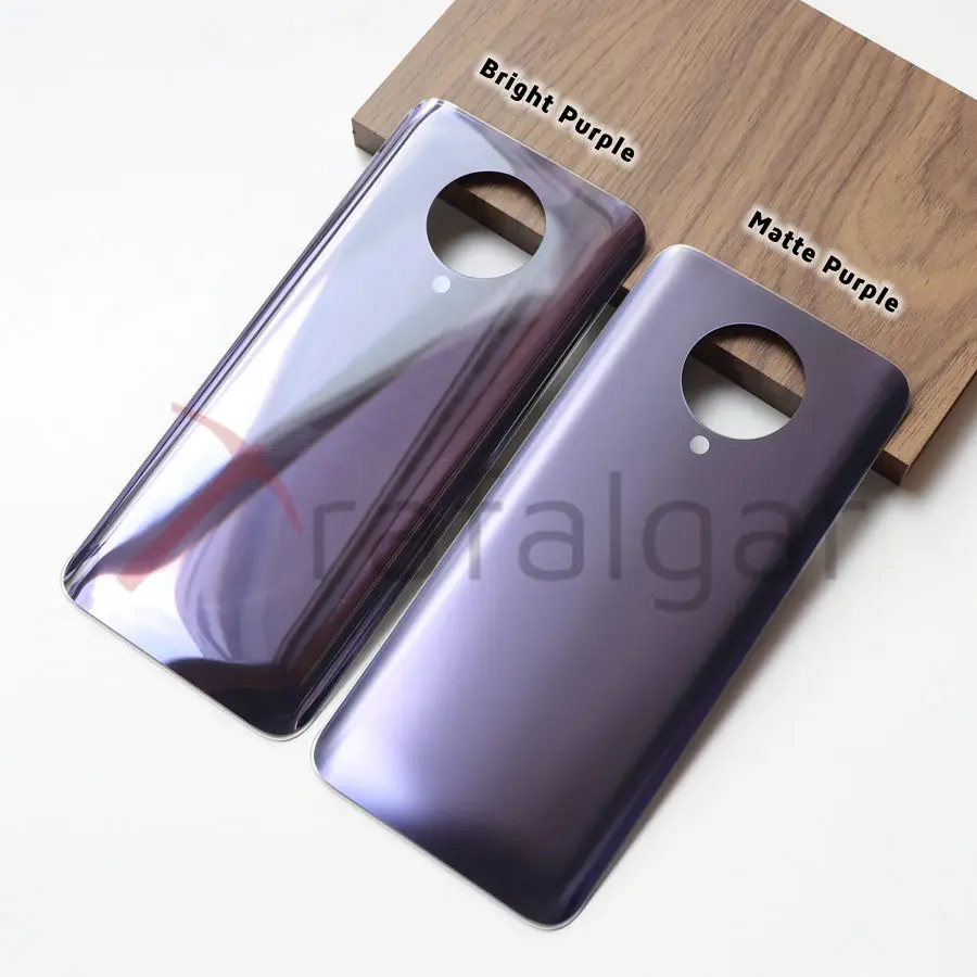 Крышка батарейного отсека для Xiaomi Poco F2 Pro Задняя стеклянная панель задняя крышка