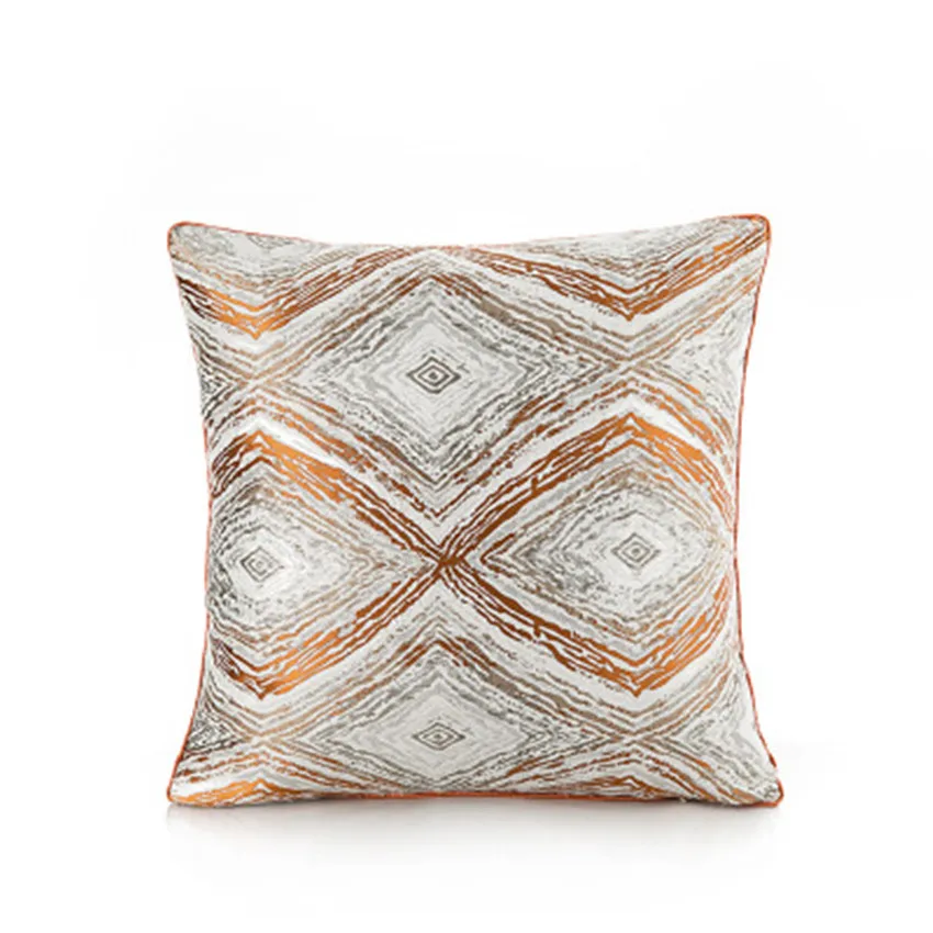 

45x45cm Jacquard Sofa Pillowcase Pink Cushion Cover Throw Pillow Case Home Sofa Bed Chair Decoration 17.72x 17.72inch