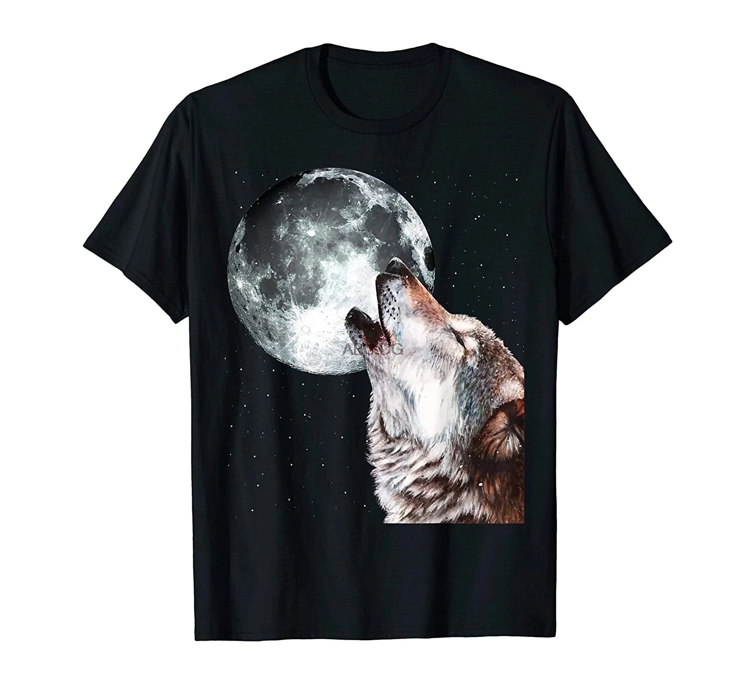 Мужская футболка Howling Wolf At The Full Moon |